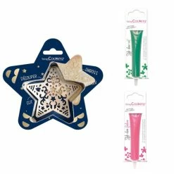 Top 10 💯 ScrapCooking Emporte Pièce Modelage Kit Pour Biscuit En Relief Étoile + 2 Stylos Au Chocolat Vert Et Fuchsia 🤩