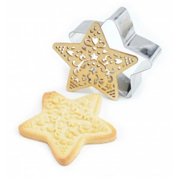Tout neuf 🥰 ScrapCooking Emporte Pièce Modelage Kit Pour Biscuit En Relief Étoile + 2 Stylos Au Chocolat Rose Pastel Et Noir ✔️ 2 Tout neuf 🥰 ScrapCooking Emporte Pièce Modelage Kit Pour Biscuit En Relief Étoile + 2 Stylos Au Chocolat Rose Pastel Et Noir ✔️ – Image 2