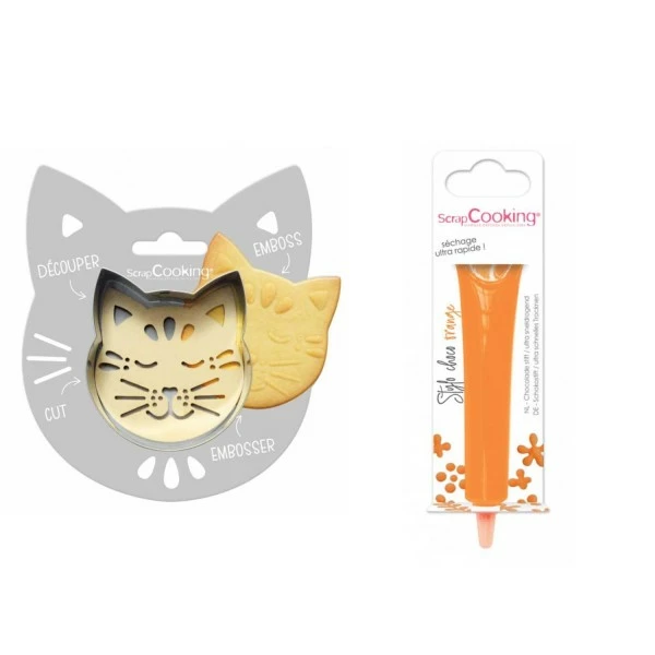 Les meilleures critiques de 😀 ScrapCooking Emporte Pièce Modelage Kit Pour Biscuit En Relief Chat + Stylo Au Chocolat Orange 😉 1 Les meilleures critiques de 😀 ScrapCooking Emporte Pièce Modelage Kit Pour Biscuit En Relief Chat + Stylo Au Chocolat Orange 😉