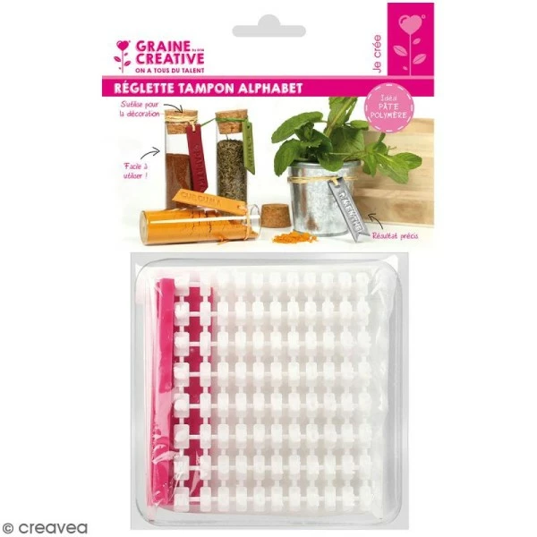 Promo 🎉 Graine Créative Outil Modelage Kit Tampon Alphabet Pour Pâte Polymère 🔥 1 Promo 🎉 Graine Créative Outil Modelage Kit Tampon Alphabet Pour Pâte Polymère 🔥