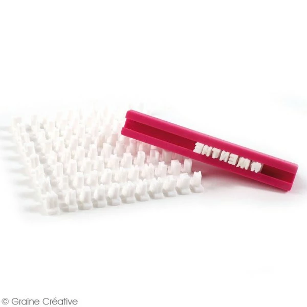 Promo 🎉 Graine Créative Outil Modelage Kit Tampon Alphabet Pour Pâte Polymère 🔥 2 Promo 🎉 Graine Créative Outil Modelage Kit Tampon Alphabet Pour Pâte Polymère 🔥 – Image 2