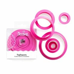Bon marché ❤️ Decora Emporte Pièce Patisserie Emporte Pièce Rond - Set De 6 Pièces 🎁