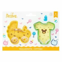 Nouveau ✨ Decora Emporte Pièce Patisserie Emporte Pièce Bébé - Body Et Landeau ❤️