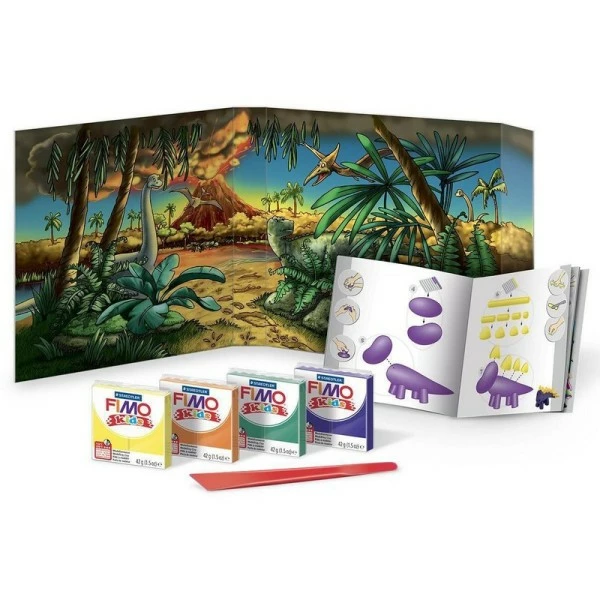 Bon marché 👏 Artif Emporte Pièce Modelage Coffret Fimo Kids, Dinosaures, 4 Pains à Modeler Et Accessoires, Kit Créatif Enfant 🧨 3 Bon marché 👏 Artif Emporte Pièce Modelage Coffret Fimo Kids, Dinosaures, 4 Pains à Modeler Et Accessoires, Kit Créatif Enfant 🧨 – Image 3