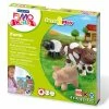 Le moins cher 🧨 Artif Emporte Pièce Modelage Coffret Fimo Kids, Animaux De La Ferme, 4 Pains à Modeler Et Accessoires, Kit Créatif Enfant 🔔