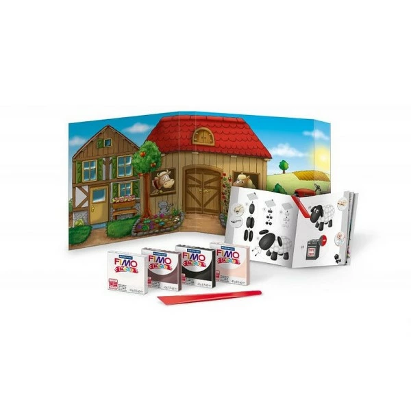 Le moins cher 🧨 Artif Emporte Pièce Modelage Coffret Fimo Kids, Animaux De La Ferme, 4 Pains à Modeler Et Accessoires, Kit Créatif Enfant 🔔 2 Le moins cher 🧨 Artif Emporte Pièce Modelage Coffret Fimo Kids, Animaux De La Ferme, 4 Pains à Modeler Et Accessoires, Kit Créatif Enfant 🔔 – Image 2