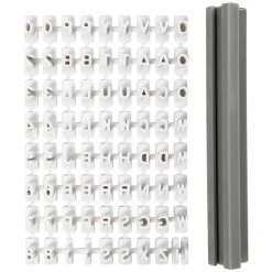 Remise 👍 Creativ Company Tampon à Biscuit Kit Tampon Alphabet Et Chiffres - 83 Pcs 😀