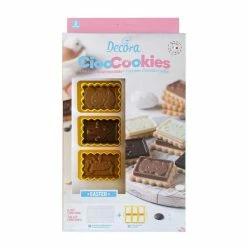 Offres 😍 Decora Emporte Pièce Patisserie Kit CiocCookies - Biscuits Au Chocolat - Thème Pâques 🎁