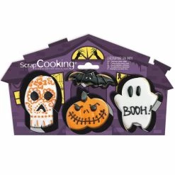 Grosses soldes ❤️ ScrapCooking Emporte Pièce Patisserie Emporte-pièce 🎃 Halloween - 4 Pcs 🔥