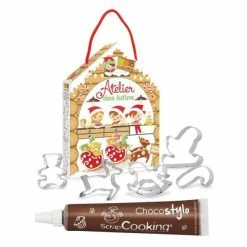 Acheter 🧨 ScrapCooking Emporte Pièce Modelage Kit Pâtisserie Atelier Des Lutins + 1 Stylo Chocolat ✔️