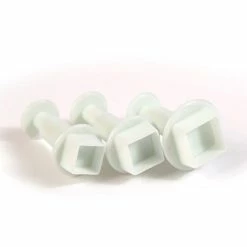 Sortie 🥰 Graine Créative Emporte Pièce Modelage 3 Emporte-pièces à Poussoir En Plastique - Carré 👏