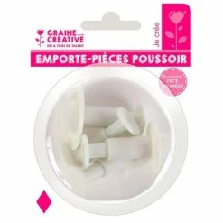 Vente flash 🤩 Graine Créative Emporte Pièce Modelage 4 Emporte-pièces à Poussoir En Plastique - Losange 👍
