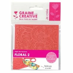 Les meilleures critiques de 🛒 Graine Créative Moule Fimo Tapis De Texture Pour Pâte Polymère - Floral 2 😀