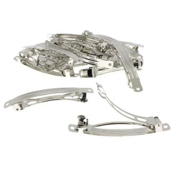 Top 10 😍 Artif Support Bijoux Fimo Lot De 10 Grandes Barrettes Pour Cheveux, 10 Cm De Long, Pinces Argentées à Customiser 👏 1 Top 10 😍 Artif Support Bijoux Fimo Lot De 10 Grandes Barrettes Pour Cheveux, 10 Cm De Long, Pinces Argentées à Customiser 👏