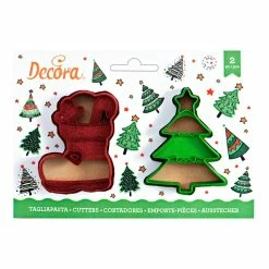 Tout neuf ❤️ Decora Emporte Pièce Patisserie Emporte Pièce Botte Et Sapin De Noël ✨