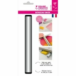 Budget 🎉 DTM Outil Modelage Rouleau Inox Pour Pâte Fimo 21 Cm 🎁