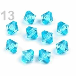 Meilleure affaire 🤩 Czech Beads Exclusive Moule Fimo 10g-40 Bleu Azur En Plastique Facettes Perles 8x8mm Soleil, Transparent, FIMO 🌟