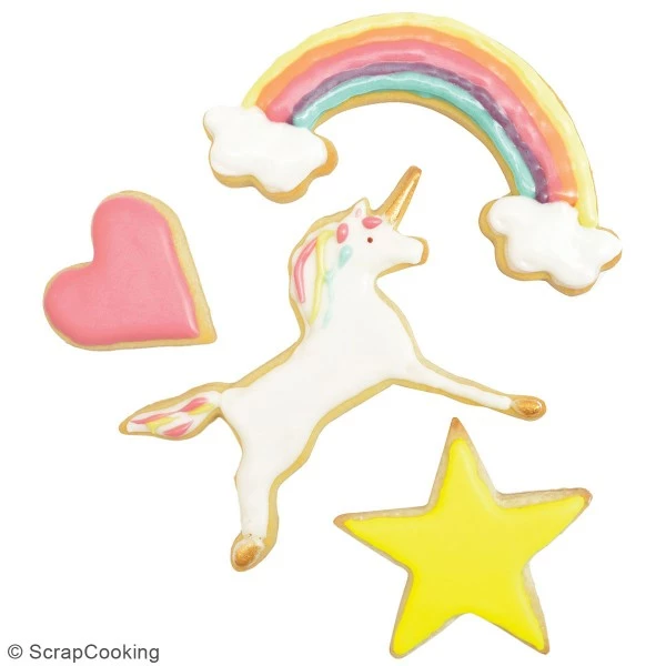 Les meilleures critiques de 🛒 ScrapCooking Emporte Pièce Patisserie Set Emporte-pièce En Inox - Licorne - 4 Pcs 🎉 2 Les meilleures critiques de 🛒 ScrapCooking Emporte Pièce Patisserie Set Emporte-pièce En Inox - Licorne - 4 Pcs 🎉 – Image 2