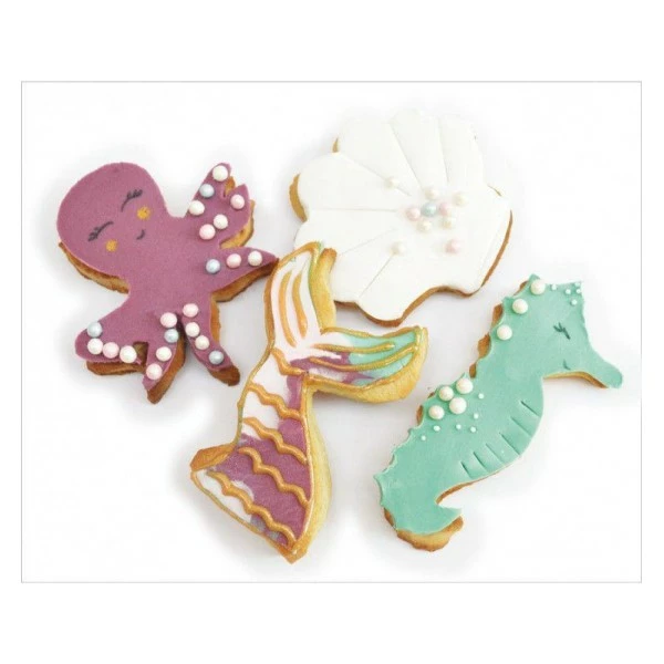 Acheter ❤️ ScrapCooking Emporte Pièce Modelage 4 Découpoirs à Biscuits En Inox - Sirène 🧨 2 Acheter ❤️ ScrapCooking Emporte Pièce Modelage 4 Découpoirs à Biscuits En Inox - Sirène 🧨 – Image 2