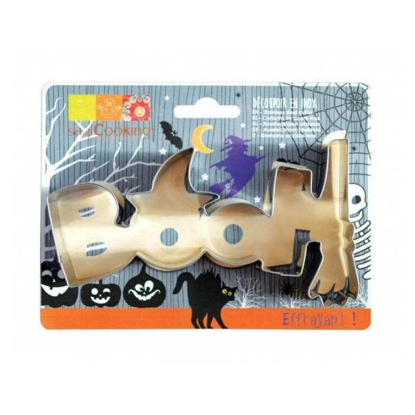 Tout neuf ❤️ ScrapCooking Emporte Pièce Modelage Découpoir à Biscuits En Inox - Booh 🧛 Halloween 🔥 1 Tout neuf ❤️ ScrapCooking Emporte Pièce Modelage Découpoir à Biscuits En Inox - Booh 🧛 Halloween 🔥