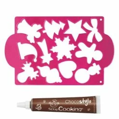Acheter 👍 ScrapCooking Emporte Pièce Modelage Plaque Découpoirs à Biscuits Noël + 1 Stylo Chocolat 😉