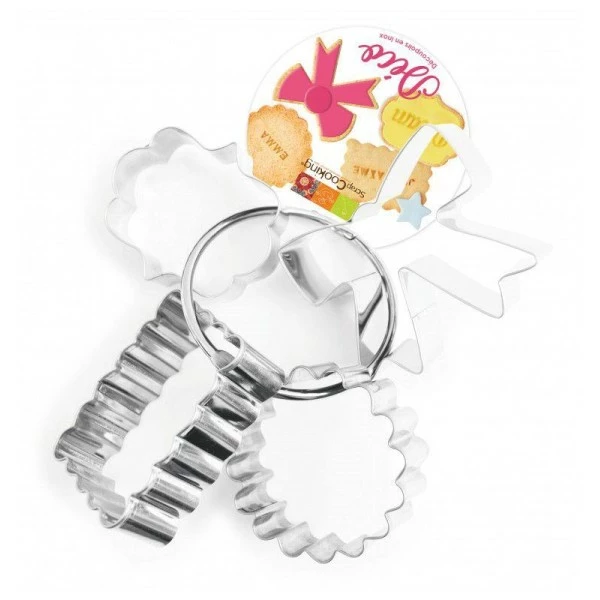 Budget 🌟 ScrapCooking Emporte Pièce Modelage 4 Découpoirs à Biscuits En Inox - Déco 👏 1 Budget 🌟 ScrapCooking Emporte Pièce Modelage 4 Découpoirs à Biscuits En Inox - Déco 👏