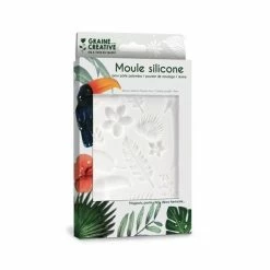 Grosses soldes ✨ Graine Créative Moule Fimo Moule En Silicone Pour Pâte Polymère - Tropical - 20 X 13 Cm 🧨