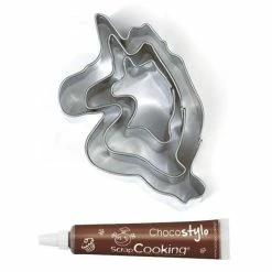 Coupon 😀 AUCUNE Emporte Pièce Modelage Stylo Chocolat + 3 Mini Emporte-pièces En Inox Licornes 😀