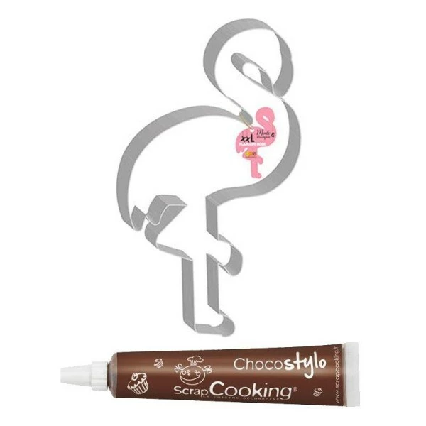 Grosses soldes 🥰 ScrapCooking Emporte Pièce Modelage Moule Découpoir XXL Flamant Rose + 1 Stylo Chocolat ⌛ 1 Grosses soldes 🥰 ScrapCooking Emporte Pièce Modelage Moule Découpoir XXL Flamant Rose + 1 Stylo Chocolat ⌛