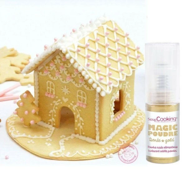 Remise 😀 ScrapCooking Emporte Pièce Modelage Coffret Maison En Pain D'épices - Découpoirs, Préparation Biscuits Et Poudre Dorée 🎁 2 Remise 😀 ScrapCooking Emporte Pièce Modelage Coffret Maison En Pain D'épices - Découpoirs, Préparation Biscuits Et Poudre Dorée 🎁 – Image 2