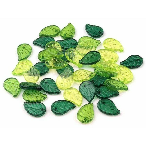 Vente flash ✨ Czech Beads Exclusive Moule Fimo 10g Ix En Plastique Transparent De La Feuille De Perles De Charmes 9x14mm Mix 🧨 3 Vente flash ✨ Czech Beads Exclusive Moule Fimo 10g Ix En Plastique Transparent De La Feuille De Perles De Charmes 9x14mm Mix 🧨 – Image 3