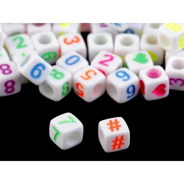 Bon marché ❤️ Czech Beads Exclusive Moule Fimo 1bag 1 Mélange De Couleurs De Perles En Plastique Cube Avec Des Lettres De 6mm, Autres 🔔 3 Bon marché ❤️ Czech Beads Exclusive Moule Fimo 1bag 1 Mélange De Couleurs De Perles En Plastique Cube Avec Des Lettres De 6mm, Autres 🔔 – Image 3