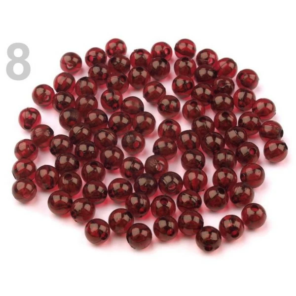 Promo 🎉 Czech Beads Exclusive Moule Fimo 10g 8 Carmine Rouge En Plastique Perles Rondes 6mm Transparent, Perles De Bricolage, De Perles Acces 👏 1 Promo 🎉 Czech Beads Exclusive Moule Fimo 10g 8 Carmine Rouge En Plastique Perles Rondes 6mm Transparent, Perles De Bricolage, De Perles Acces 👏