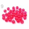 Offres 👏 Czech Beads Exclusive Moule Fimo 10g Rose Fluo En Plastique Perles Rondes 8mm Transparent ⭐
