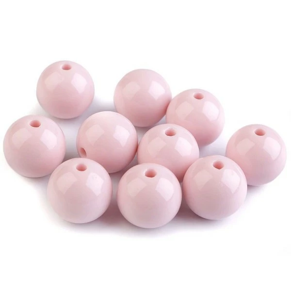 Le moins cher ⌛ Czech Beads Exclusive Moule Fimo 5pc Rose Pâle En Plastique Perles Rondes De Couleur Ø20mm, Opaque ⌛ 2 Le moins cher ⌛ Czech Beads Exclusive Moule Fimo 5pc Rose Pâle En Plastique Perles Rondes De Couleur Ø20mm, Opaque ⌛ – Image 2