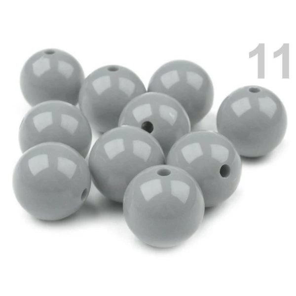 Meilleure affaire ❤️ Czech Beads Exclusive Moule Fimo 5pc Gris Très Léger En Plastique Perles Rondes De Couleur Ø20mm, Opaque ⌛ 1 Meilleure affaire ❤️ Czech Beads Exclusive Moule Fimo 5pc Gris Très Léger En Plastique Perles Rondes De Couleur Ø20mm, Opaque ⌛