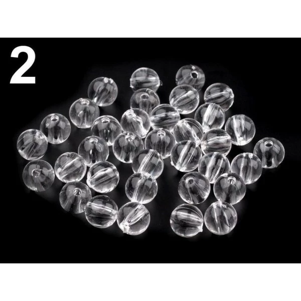 Vente flash 🛒 Czech Beads Exclusive Moule Fimo 10g De Plastique Transparent Perles Rondes 8mm Transparent 👍 2 Vente flash 🛒 Czech Beads Exclusive Moule Fimo 10g De Plastique Transparent Perles Rondes 8mm Transparent 👍 – Image 2
