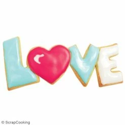 Alternative view of Meilleure vente 🥰 ScrapCooking Emporte Pièce Patisserie Découpoir En Inox - Love - 13 X 5,5 Cm 👍