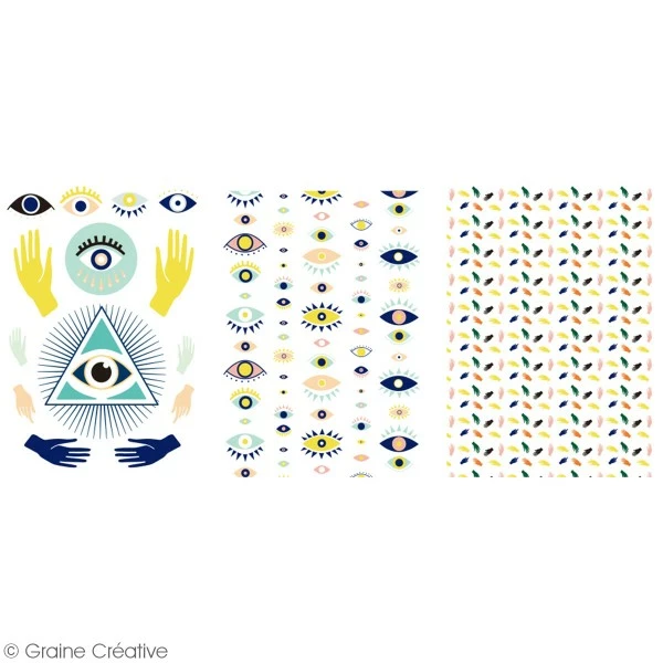 Acheter 🥰 Graine Créative Outil Modelage Transferts Pour Pâte Polymère - Oeil - 3 Planches 🛒 2 Acheter 🥰 Graine Créative Outil Modelage Transferts Pour Pâte Polymère - Oeil - 3 Planches 🛒 – Image 2