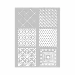 Top 10 😀 Perlesmania Plaque De Texture 1 Pochoir Carreaux De Ciment Pour PATE FIMO,PATE POLYMERE, CERNIT, SCULPEY Ref 265315 DTM 😍