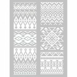 Nouveau 🎉 Perlesmania Plaque De Texture 1 Pochoir Mexicain Pour Pate Fimo, Pate Polymere, Cernit, Sculpey Ref 265318 DTM 💯