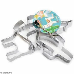 Sortie 🧨 ScrapCooking Emporte Pièce Patisserie Set Emporte-pièce En Inox - Lama - 4 Pcs 🛒