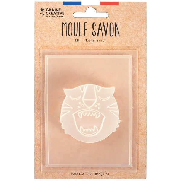 Promo 🌟 Graine Créative Moule Savon Mini Moule Thermoformé - Tigre - 5 X 5 Cm 🎁 1 Promo 🌟 Graine Créative Moule Savon Mini Moule Thermoformé - Tigre - 5 X 5 Cm 🎁
