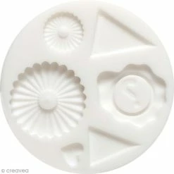 Acheter 🥰 Graine Créative Moule Fimo Mini Moule En Silicone - Décoration - 7 Cm De Diamètre - 6 Formes 💯