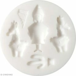 Meilleur prix 👍 Graine Créative Moule Fimo Mini Moule En Silicone - Amérique Du Sud - 7 Cm De Diamètre - 5 Formes 👏