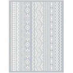 Sortie 💯 Graine Créative Gabarit Pâte Polymère Pochoir Pâte Polymère Aztèque 11,4 X 15,3 Cm 🎁