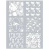De gros ⌛ Graine Créative Gabarit Pâte Polymère Pochoir Pâte Polymère Tropical 11,4 X 15,3 Cm 😀