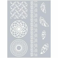 Offres ✔️ Graine Créative Gabarit Pâte Polymère Pochoir Pâte Polymère Attrape-Rêves 11,4 X 15,3 Cm 🔔