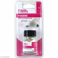 Coupon 🔔 Graine Créative Feuille à Dorer Poudre Effet Métallique - Jade - 6 G 💯
