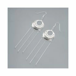Coupon 🔥 Efco Support Bijoux Fimo Boucles D'oreilles Argenté Avec Pendeloques à 3 Branches, 1 Paire 🔔